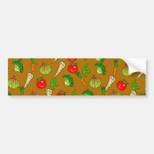 Veg Wallpaper Bumper Stickers