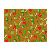 Veg Wallpaper postcards