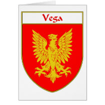 Vega Coat of Arms/Family Crest cards by NameGame Vega Coat of Arms/Family Crest cards