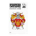 Vega Family Crest postage by coatsofarms Vega Family Crest postage