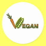 Vegan 2 stickers