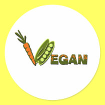 Vegan 2 stickers