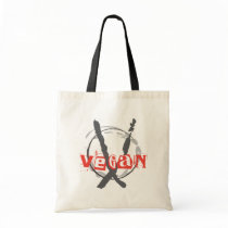 Vegan Anarchist Canvas Bags