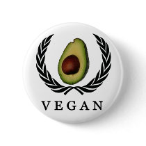 Vegan avocado button