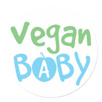 Vegan Baby Boy Stickers sticker