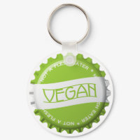 Vegan Bottlecap keychain