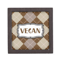 Vegan (Brown Argyle) Premium Gift Box