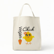 Vegan Chick 2 bags by chicktshirts Vegan Chick 2 bags