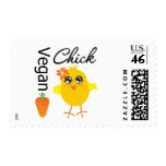 Vegan Chick 2 Postage Stamp