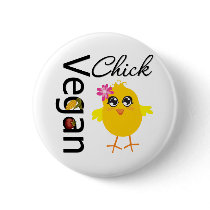 Vegan Chick Pins