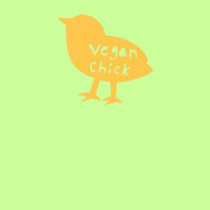 Vegan Chick Camo Tee (Yellow) t-shirts by SaraMonster Vegan Chick Camo Tee (Yellow) t-shirts