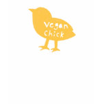 Vegan Chick Camo Tee (Yellow) t-shirts