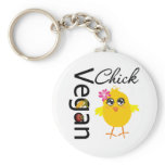 Vegan Chick Keychains