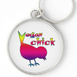 Vegan Chick Keychains