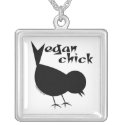 Vegan Chick Necklace necklace