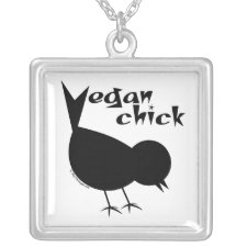 Vegan Chick Necklace necklace