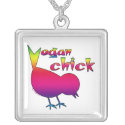 Vegan Chick Necklace necklace