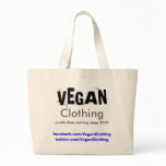 VEGAN Clothing Promo Bag Natural