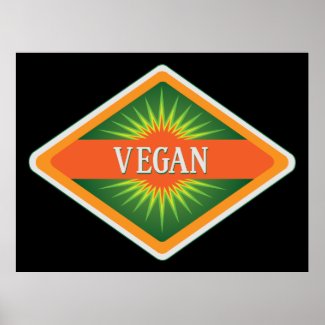 Vegan Colors Logo Poster