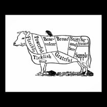 Vegan Cow posters