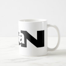 Vegan Cutout Design Coffee Mug