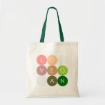 Vegan Dot Love Canvas Bags