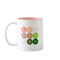 Vegan Dot Love Mugs
