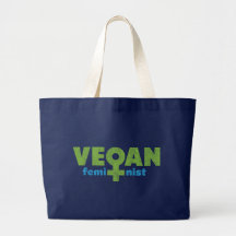 Vegan Feminist Tote Bag
