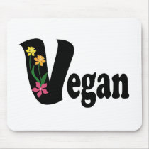 Vegan Flower mousepads by HandsomeDevil Vegan Flower mousepads