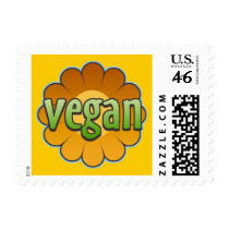 Vegan Flower postage by koncepts Vegan Flower postage