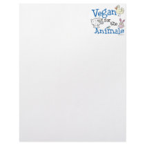 Vegan for the Animals Custom Letterhead