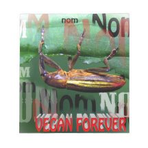 vegan forever notepads