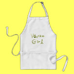 Vegan Girl 1 aprons