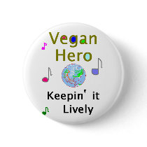 Vegan Hero Button buttons