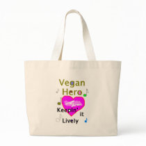 Vegan Hero II Tote bags