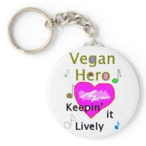 Vegan Hero Key Chain keychains