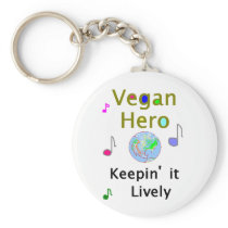 Vegan Hero Key Chain keychains