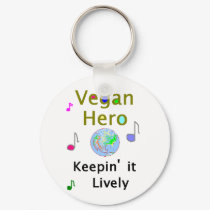 Vegan Hero Key Chain keychains
