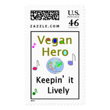 Vegan Hero Stamp
