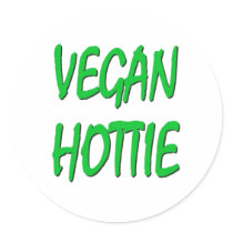 VEGAN HOTTIE Sticker stickers
