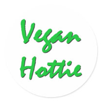 Vegan Hottie Sticker stickers