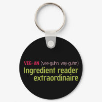 Vegan Ingredient Reader keychains