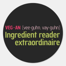 Vegan Ingredient Reader Sticker