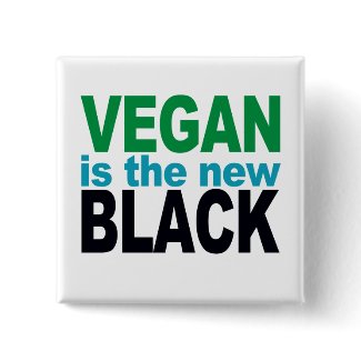Vegan is the New Black button