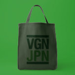 Vegan Japan green bag bags