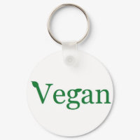 vegan keychain