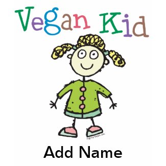 Vegan Kid Girl T-shirt shirt