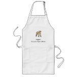 vegan: let peace begin with me (baby goat) APRON