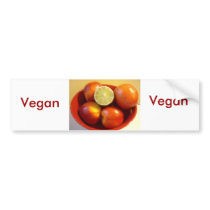 Vegan Love bumper stickers