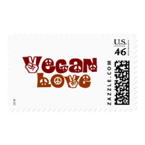 Vegan Love postage by worldsfair Vegan Love postage